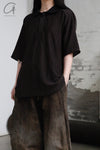 Aviva Jifei Xue oversized short-sleeved POLO shirt SS23-OSSP-Stp